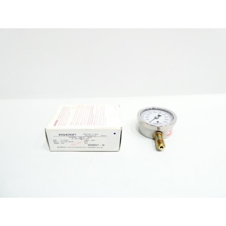 Ashcroft 2-1/2IN 1/4IN 0-500PSI NPT PRESSURE GAUGE 25-1009-AW-02L-500